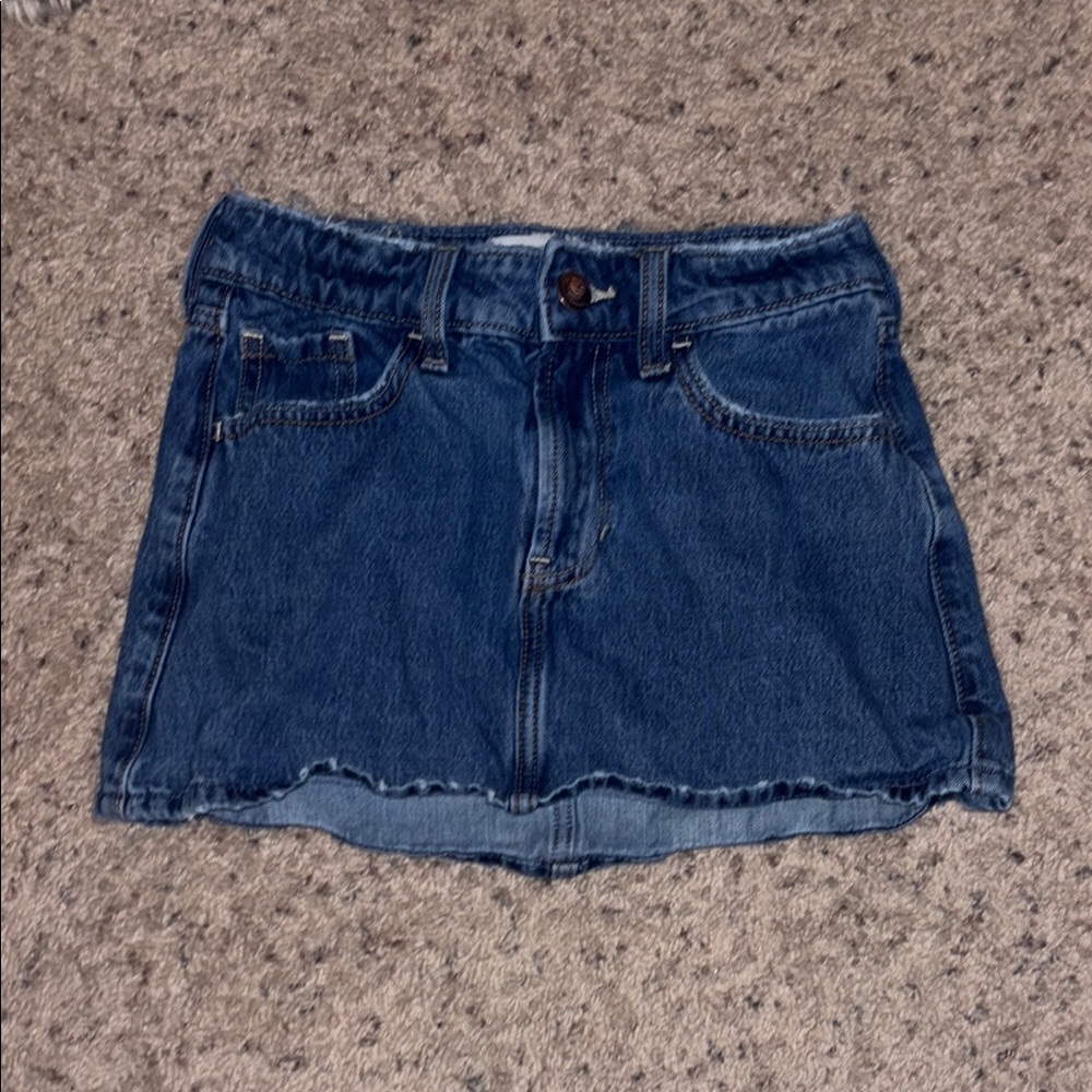 Denim Mini Skirt
